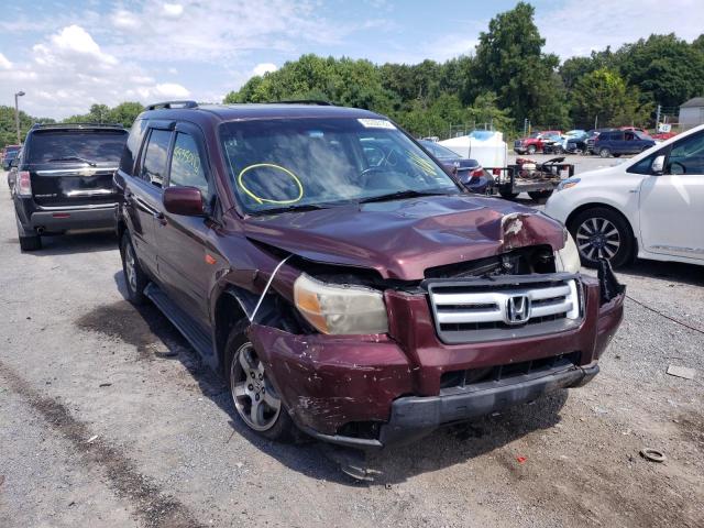 HONDA PILOT EXL 2007 with VIN 5FNYF18727B029973 - Photo from auction