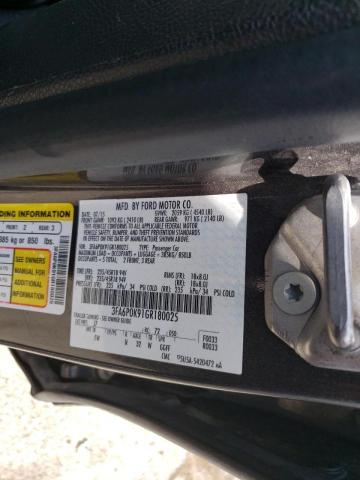 Photo 10 from auction – 2016 FORD FUSION TIT with VIN 3FA6P0K91GR180025
