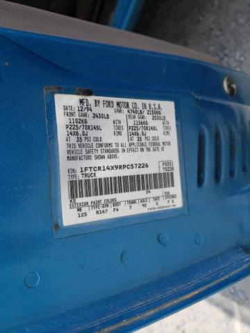 Photo 10 from auction – 1994 FORD RANGER SUP with VIN 1FTCR14X9RPC57226