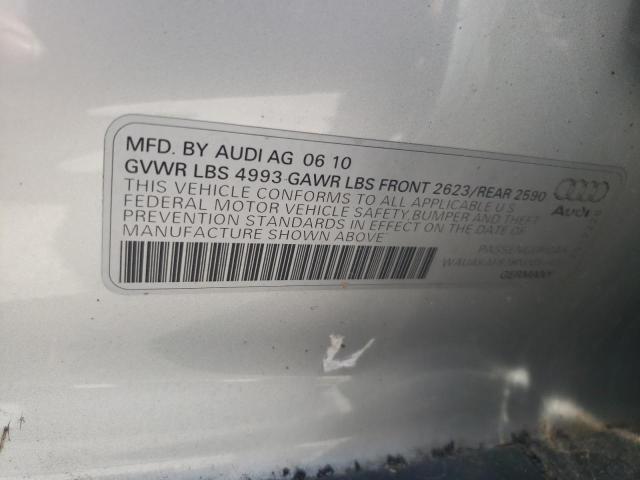 Photo 10 from auction – 2011 AUDI A6 PREMIUM with VIN WAUAKAFB3BN005743
