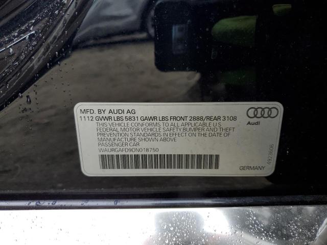 Photo 10 from auction – 2013 AUDI A8 L QUATT with VIN WAURGAFD9DN018750