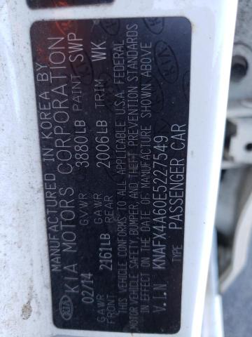 Photo 10 from auction – 2014 KIA FORTE LX with VIN KNAFX4A60E5227549
