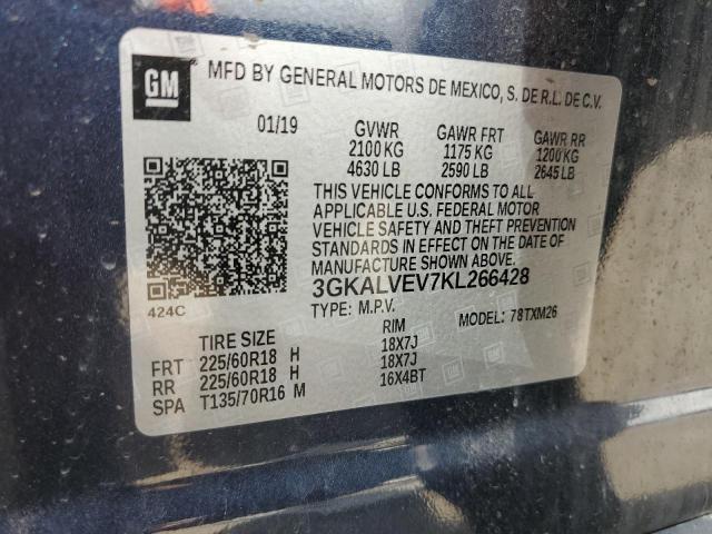 Photo 10 from auction – 2019 GMC TERRAIN SL with VIN 3GKALVEV7KL266428