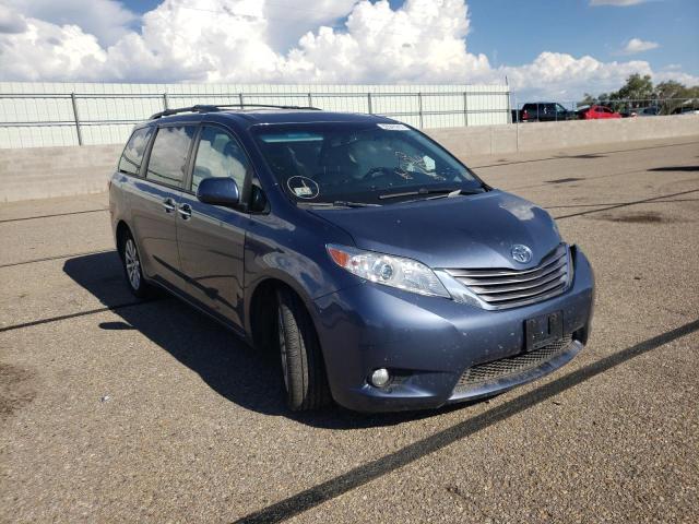 TOYOTA SIENNA XLE 2015 with VIN 5TDDK3DC0FS127886 - Photo from auction