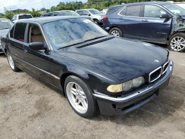 BMW 740 IL 2001 with VIN WBAGH83421DP19178 - Photo from auction
