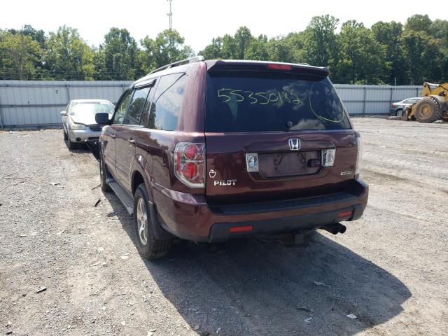 Photo 3 from auction – 2007 HONDA PILOT EXL with VIN 5FNYF18727B029973