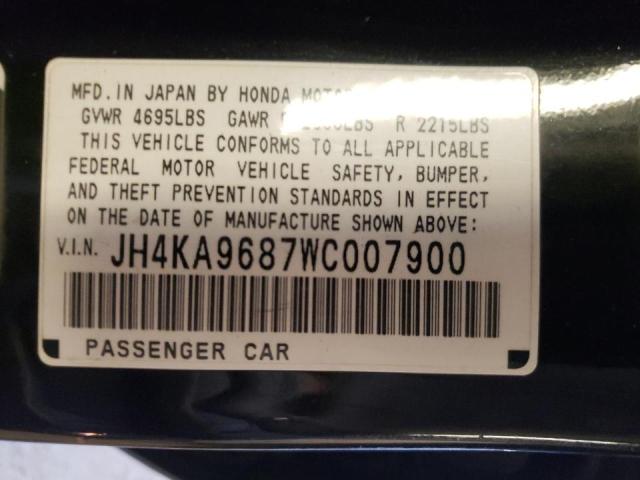 Photo 10 from auction – 1998 ACURA 3.5RL SE with VIN JH4KA9687WC007900