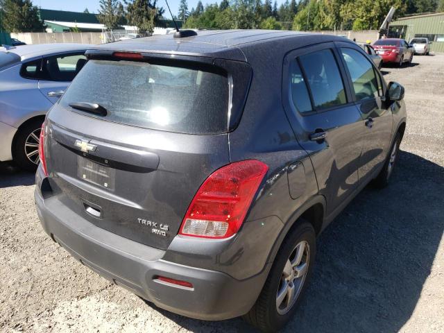 Photo 4 from auction – 2016 CHEVROLET TRAX LS with VIN 3GNCJNSB5GL219823