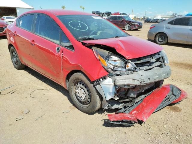 KIA RIO LX 2014 with VIN KNADM4A39E6413073 - Photo from auction