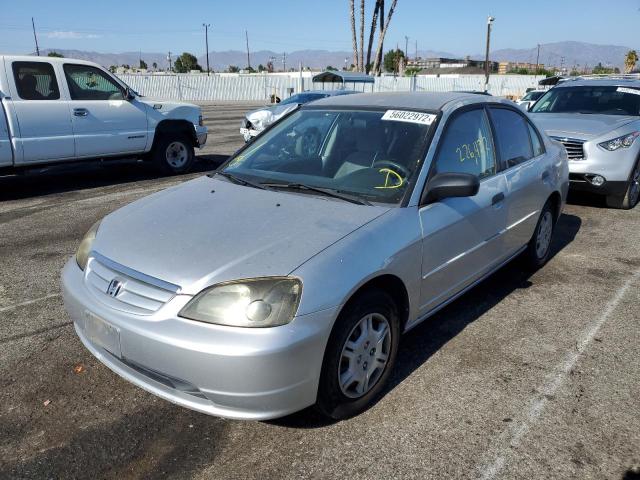 Photo 2 from auction – 2001 HONDA CIVIC LX with VIN 2HGES16501H618023