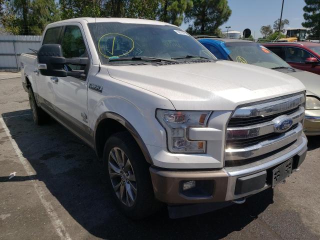 FORD F150 SUPER 2017 with VIN 1FTEW1EG5HFC89420 - Photo from auction