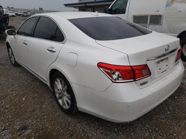 Photo 3 from auction – 2012 LEXUS ES 350 with VIN JTHBK1EG5C2499688