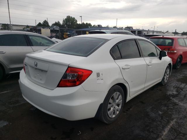 Photo 4 from auction – 2012 HONDA CIVIC LX with VIN 2HGFB2F57CH609879