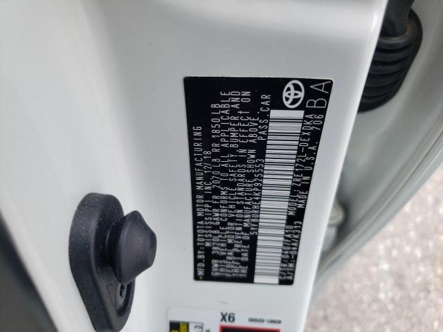 Photo 10 from auction – 2019 TOYOTA COROLLA with VIN 5YFBURHE4KP925553