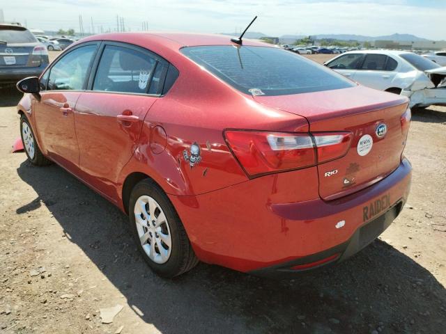 Photo 3 from auction – 2014 KIA RIO LX with VIN KNADM4A39E6413073