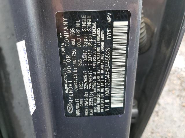 Photo 10 from auction – 2017 HYUNDAI TUCSON LIM with VIN KM8J3CA4XHU445523