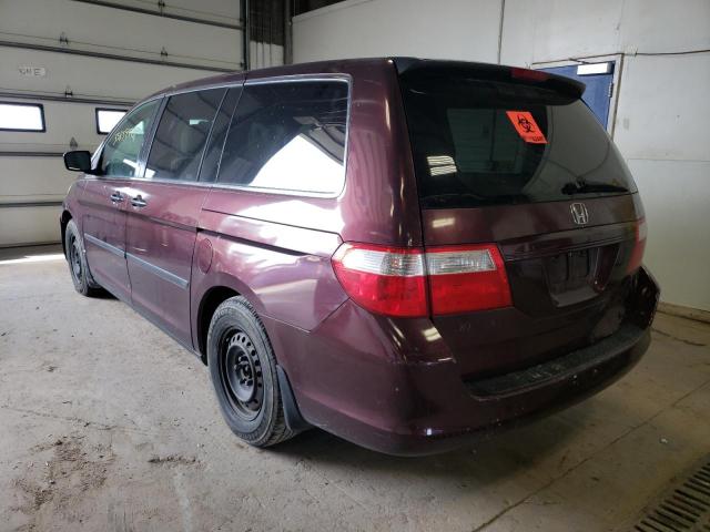 Photo 3 from auction – 2007 HONDA ODYSSEY LX with VIN 5FNRL38207B055419