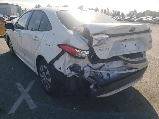 Photo 3 from auction – 2021 TOYOTA COROLLA LE with VIN JTDEAMDE7MJ007222