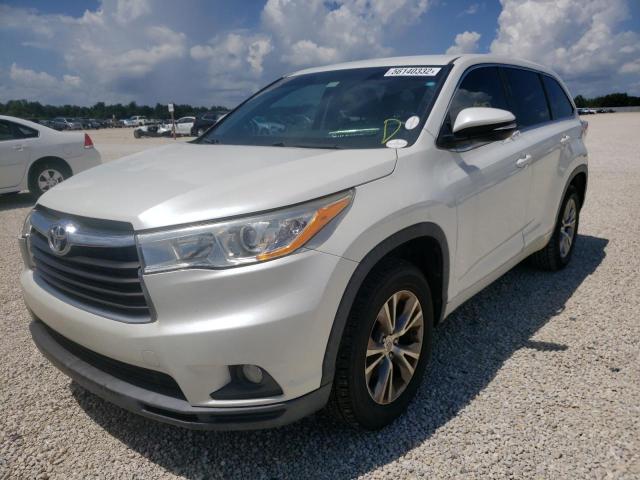 Photo 2 from auction – 2015 TOYOTA HIGHLANDER with VIN 5TDZKRFH6FS073639