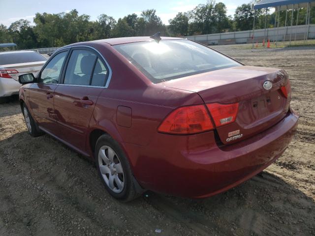 Photo 3 from auction – 2009 KIA OPTIMA EX with VIN KNAGE228X95346164