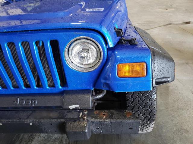 Photo 9 from auction – 1999 JEEP WRANGLER / with VIN 1J4FY19S8XP434191