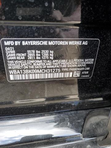 Photo 10 from auction – 2021 BMW M550XI with VIN WBA13BK09MCH31275