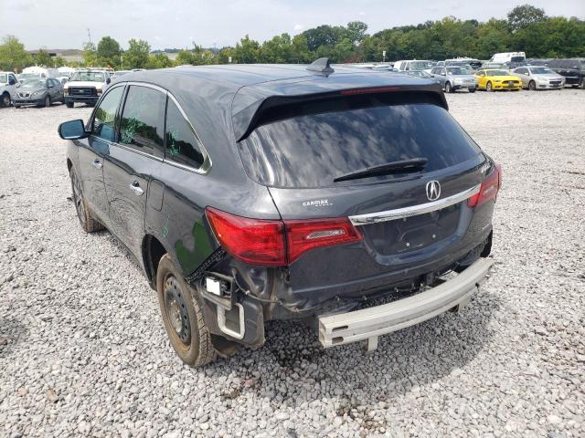 Photo 3 from auction – 2016 ACURA MDX TECHNO with VIN 5FRYD4H49GB015726