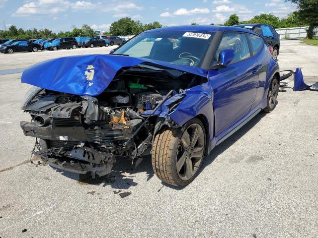 Photo 2 from auction – 2014 HYUNDAI VELOSTER T with VIN KMHTC6AEXEU199202