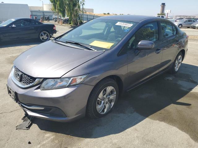 Photo 2 from auction – 2014 HONDA CIVIC LX with VIN 19XFB2F50EE269620