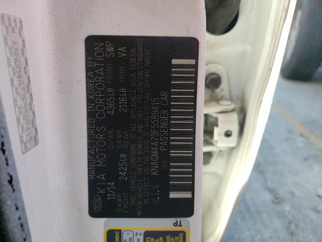 Photo 10 from auction – 2015 KIA OPTIMA LX with VIN KNAGM4A73F5589415