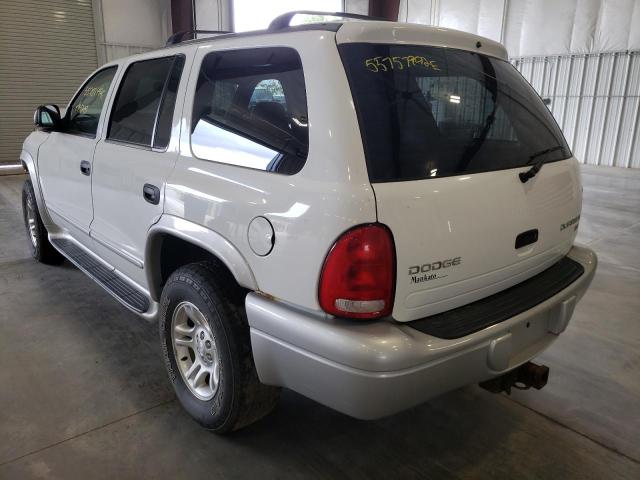Photo 3 from auction – 2003 DODGE DURANGO SL with VIN 1D4HS58N23F612537