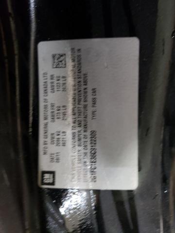 Photo 10 from auction – 2012 CHEVROLET CAMARO LT with VIN 2G1FC1E36C9122309