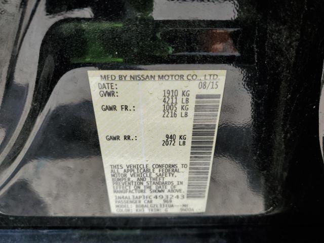 Photo 10 from auction – 2015 NISSAN ALTIMA 2.5 with VIN 1N4AL3AP3FC493243