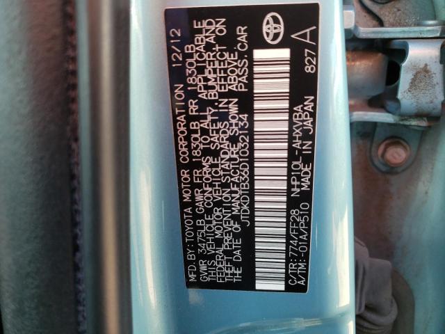 Photo 10 from auction – 2013 TOYOTA PRIUS C with VIN JTDKDTB36D1032134
