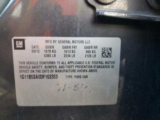 Photo 10 from auction – 2013 CHEVROLET MALIBU LS with VIN 1G11B5SA0DF162353