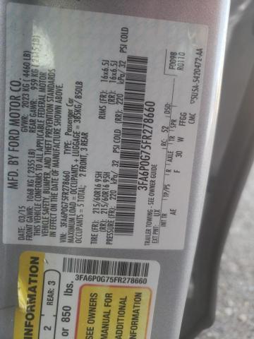 Photo 10 from auction – 2015 FORD FUSION S with VIN 3FA6P0G75FR278660