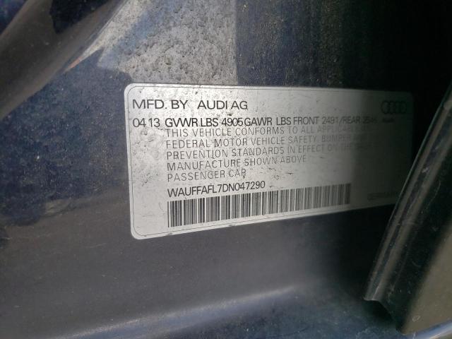 Photo 10 from auction – 2013 AUDI A4 PREMIUM with VIN WAUFFAFL7DN047290