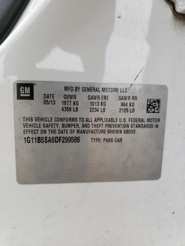 Photo 10 from auction – 2013 CHEVROLET MALIBU LS with VIN 1G11B5SA6DF299586