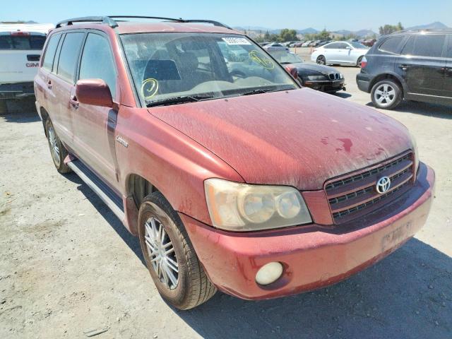 TOYOTA HIGHLANDER 2003 with VIN JTEHF21A130122225 - Photo from auction