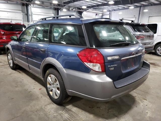 Photo 3 from auction – 2008 SUBARU OUTBACK with VIN 4S4BP60C986311562