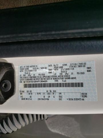 Photo 10 from auction – 2017 FORD F150 SUPER with VIN 1FTEW1EG5HFC89420