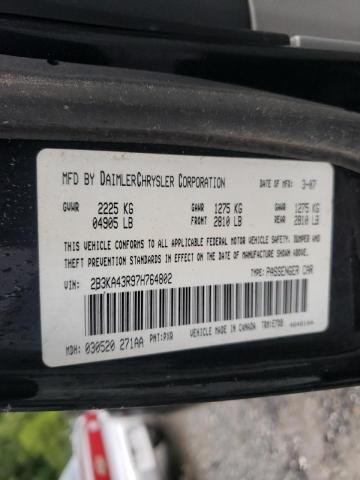 Photo 10 from auction – 2007 DODGE CHARGER SE with VIN 2B3KA43R97H764802