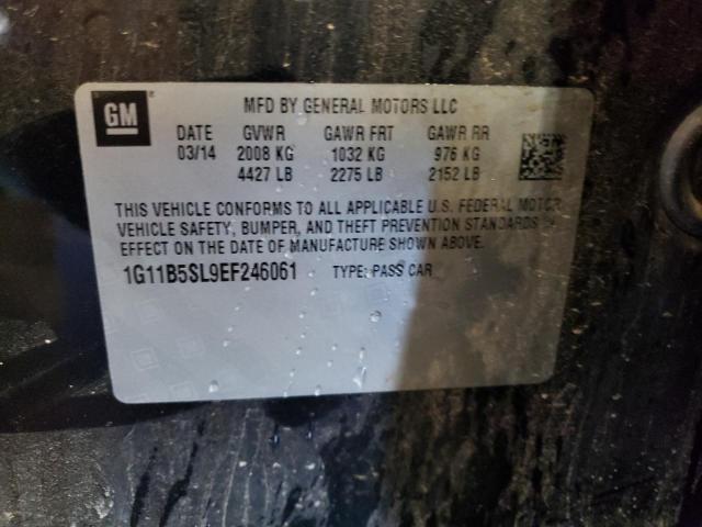 Photo 10 from auction – 2014 CHEVROLET MALIBU LS with VIN 1G11B5SL9EF246061
