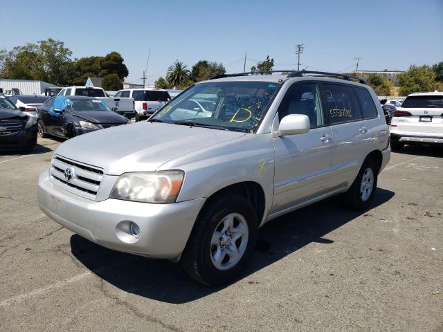 Photo 2 from auction – 2006 TOYOTA HIGHLANDER with VIN JTEGD21A760153033