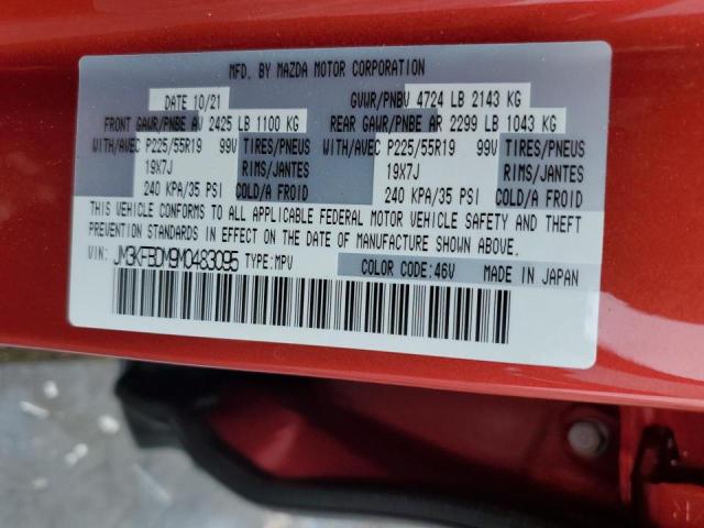 Photo 10 from auction – 2021 MAZDA CX-5 GRAND with VIN JM3KFBDM9M0483095