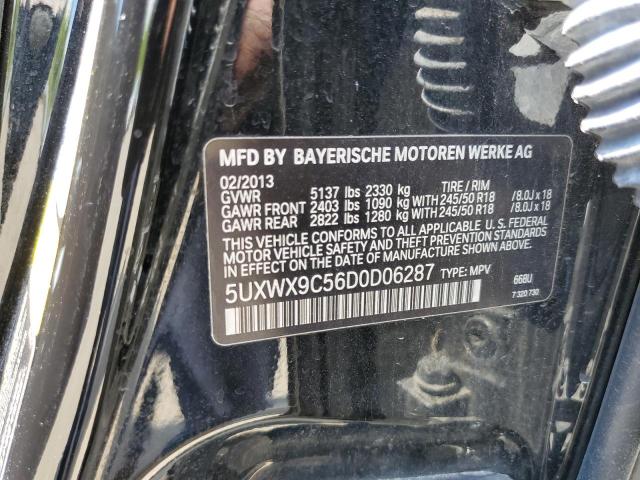 Photo 10 from auction – 2013 BMW X3 XDRIVE2 with VIN 5UXWX9C56D0D06287