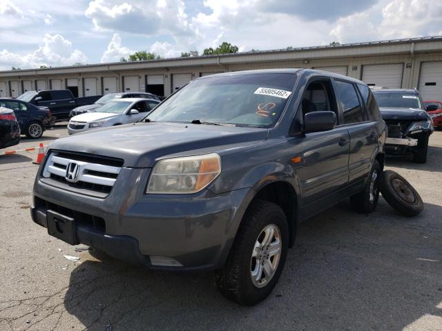 Photo 2 from auction – 2007 HONDA PILOT LX with VIN 5FNYF18127B027636