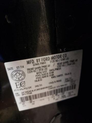 Photo 10 from auction – 2014 FORD EDGE SEL with VIN 2FMDK4JC8EBB08220