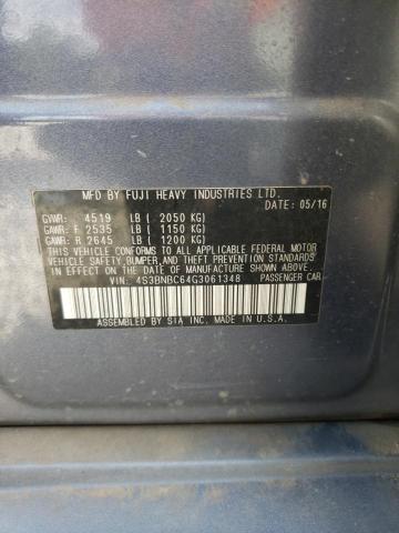 Фото 10 с аукциона – 2016 SUBARU LEGACY 2.5 с VIN 4S3BNBC64G3061348
