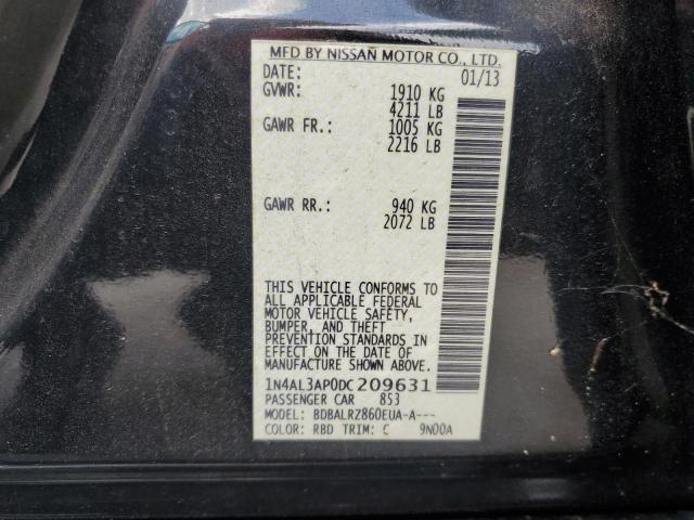 Photo 10 from auction – 2013 NISSAN ALTIMA 2.5 with VIN 1N4AL3AP0DC209631